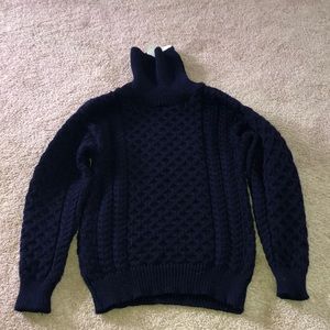 Merino wool sweater by Aran crafts.